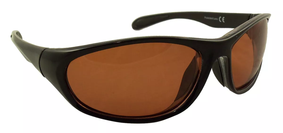 Amber top polarized sunglasses