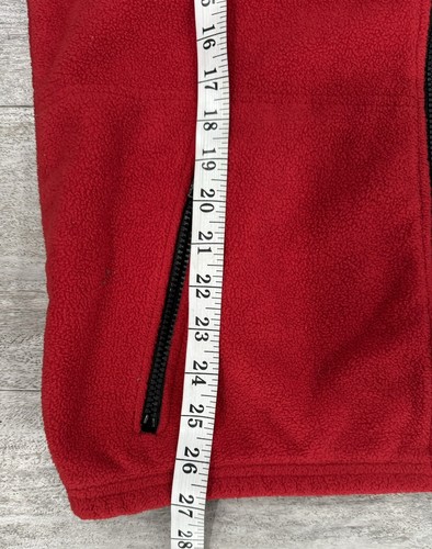 Vintage Cornell University Full Zip Red Sweater Vest Size Medium Class Of 1985 - Picture 4 of 7