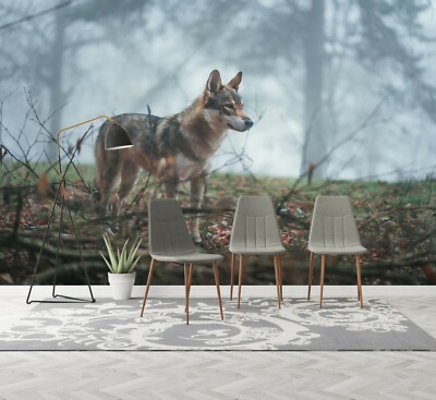 3D Wolf Branch ZHUA129 Wallpaper Wall Murals Removable Self-adhesive Zoe