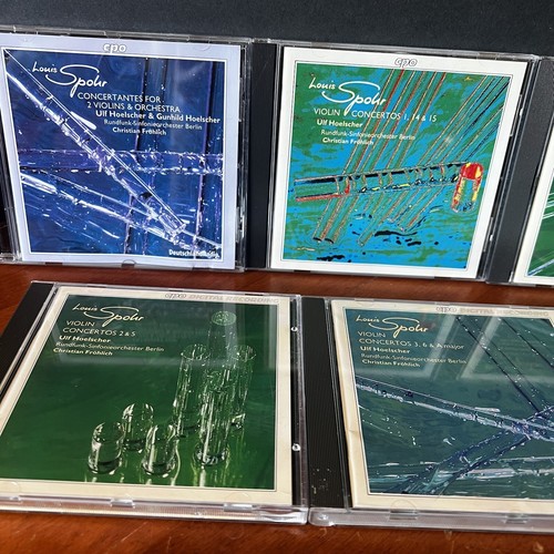 Louis Spohr Lot: 9 CD Violin Concertos Ulf Hoelscher Christian Frohlich CPO MP - Picture 3 of 11
