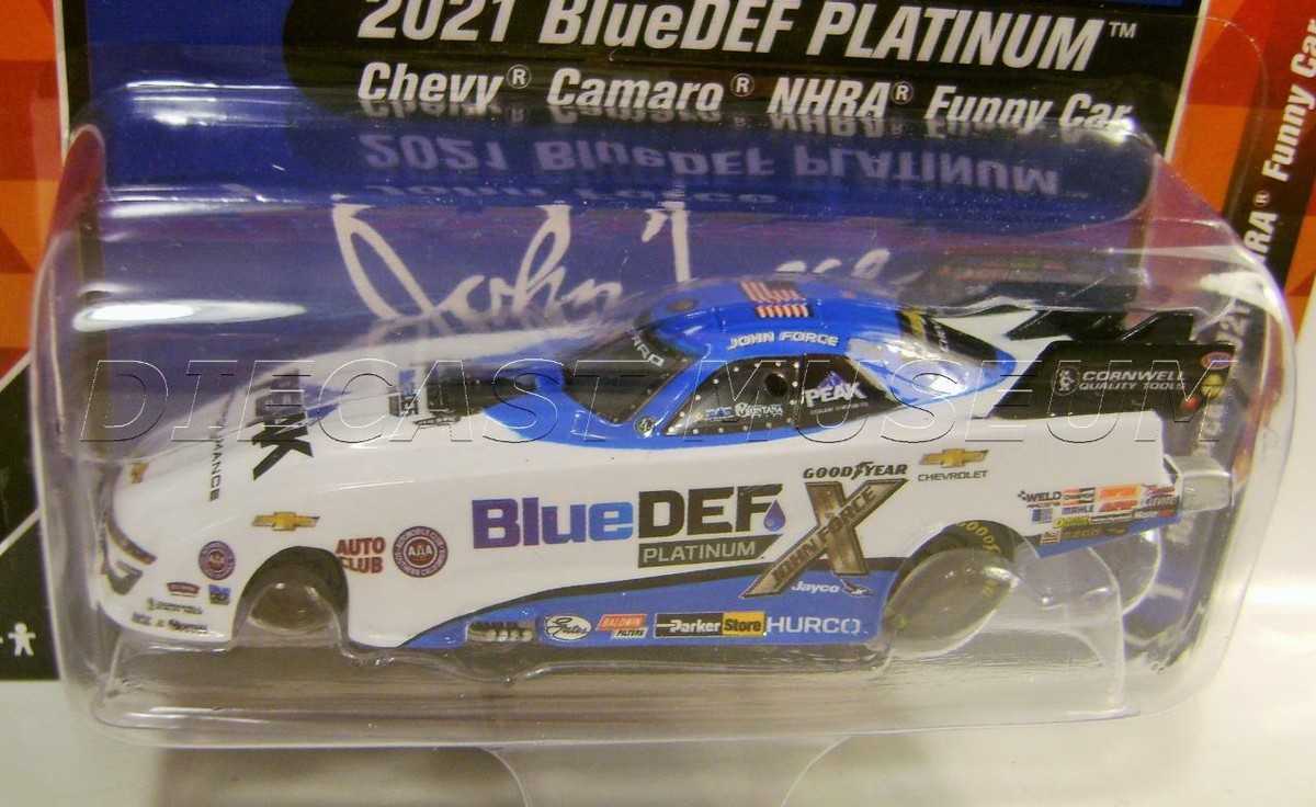 2021 '21 CHEVY CAMARO JOHN FORCE NHRA R1 RACING CHAMPIONS MINT