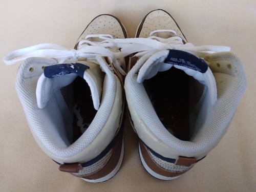 Nike Dunk Premium High Mens Size 9 Rustic Brown Sand Midnight Navy 2007 - Picture 14 of 23