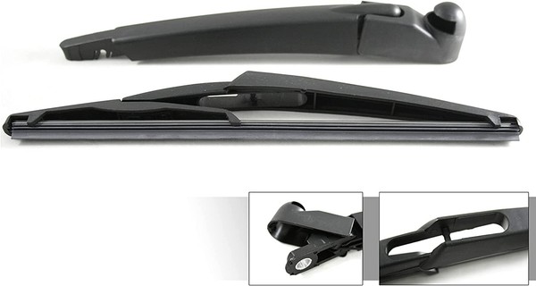 Heckwischerarm Heckscheibenwischer WischerbläTter FüR Smart Fortwo 451 2007-2015-image