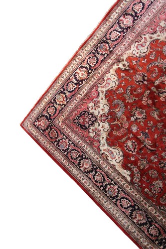 7x10 Fine Silk Qumm Silk Ghhomm rug 100% Silk foundation Handmade Vintage Rug - Picture 8 of 12