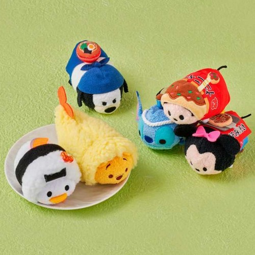 Juguete de peluche Tsum Tsum Goofy Mini (S) fideos ramen comida tienda Disney Japón nuevo - Imagen 12 de 12