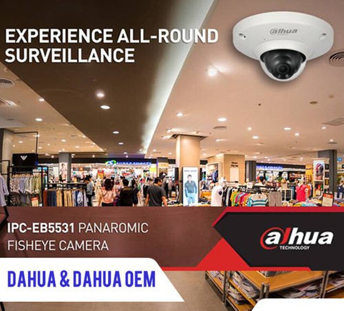 Telecamera IP di rete Dahua 5 megapixel Fisheye WizMind Starlight MIC PoE IPC-EB5541-AS IR - Foto 10 di 23