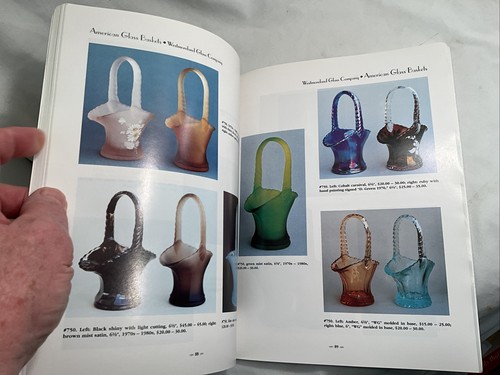 Glass & Ceramic Baskets ID  Price Guide 2001 White Book On Collecting Collect - Picture 9 of 11