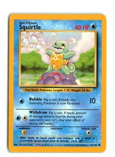 SQUIRTLE 63/102 BASE SET POKEMON TCG LP