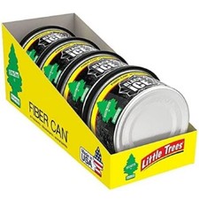 Little Trees Black Ice Fiber Can Auto Air Freshener, 4 Count Can, Free Shipping
