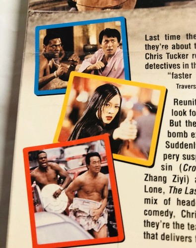 New Rush Hour 2 VHS Chris Tucker Jackie Chan Comedy - Picture 6 of 7
