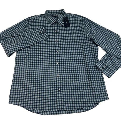 Zachary Prell Button Up Long Sleeve Plaid Shirt Vandeveere Mens XXL NEW - Picture 12 of 14