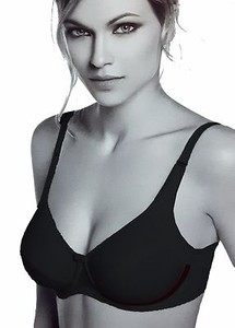 Reggiseno Belseno Lepel Art.650 senza ferretto Ottimo Sostegno Bianco-nero 4 Nero