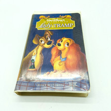 Lady And The Tramp VHS Clamshell Walt Disney Masterpiece collection 4673 year 98