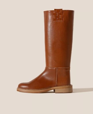 Hereu Studio Knee High Boots Brand New Hereu Long Leather Boots