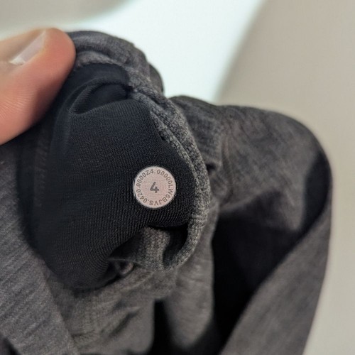 Lululemon Align Leggings 23" Heathered Black Aligns Women's Size 4 - Picture 7 of 7