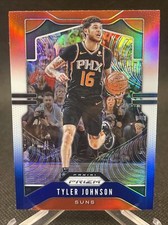 Tyler Johnson 2019-20 Panini Prizm Basketball RED, WHITE, BLUE PARALLEL No. 100