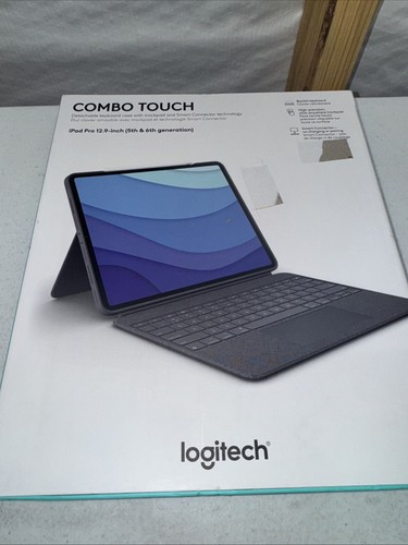 Logitech Combo Touch Keyboard Case for iPad Pro 12.9" 5th 6th Gen 920-010097 - Picture 4 of 10