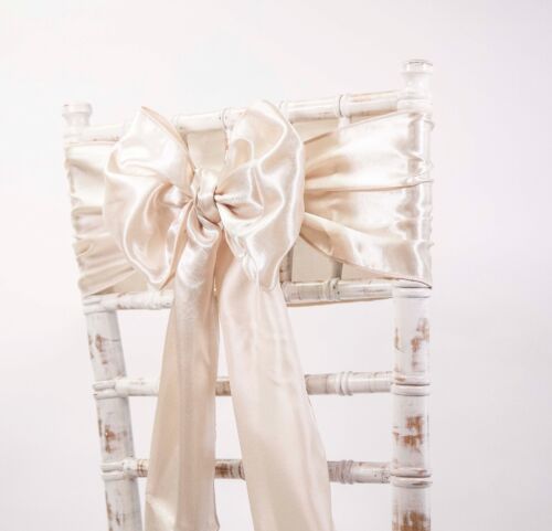 COPRISEDIA FIOCCO FASCIA RUNNER TAVOLO MATRIMONIO EVENTO SPECIALE DECORAZIONE MATERIALE SATINATO - Foto 9 di 102