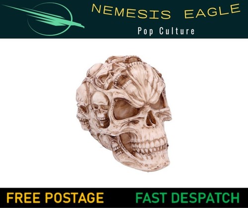 SKULL OF SKULLS ORNAMENT FIGURINE 18CM JAMES RYMAN NEMESIS NOW BRAND NEW IN BOX - Picture 1 of 5