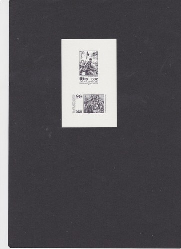 RDA - impresión negra Mi.Nr. 2812 - 13 " Exposición de sellos Berlín " ver escaneo