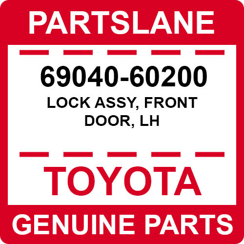 Toyota Land Cruiser FZJ76 GRJ76 Front Door Lock Left OEM Genuine