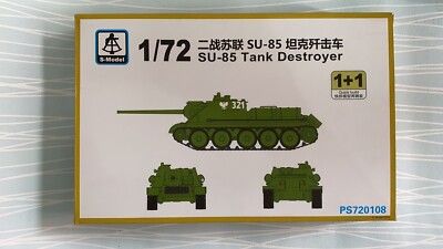 S-Model PS720108 1/72 SU-85 Tank Destroyer 1+1 Plastic Model Kit