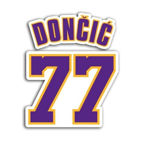 Adesivo Luka Doncic Los Angeles Lakers basket decalcomania NBA Bronny James Reaves - Foto 6 di 10