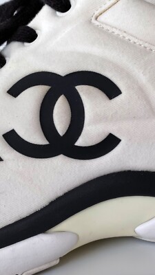 【白×黒で洗練された印象】CHANELMetiersd’artスニーカー CHANEL | Shoes | Chanel Sneakers Mesh Suede Calfskin Size 42