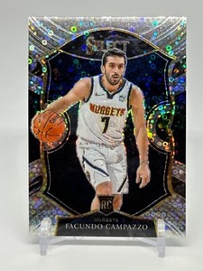 2020 Panini Select #83 Facundo Campazzo Rookie Disco Warriors Basketball