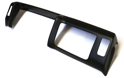 New Black Accu-Form Molded Dash Cap Cover / For 70-72 GTO Tempest LeMans w/Vents