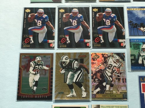 1995 + CURTIS MARTIN Rookie-Refractor-SP Lot x 27 | Lettermen /1000 HOF Patriots - Bild 9 von 11