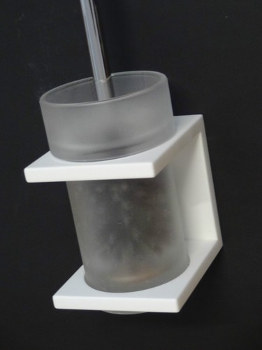 WC Bad Garnitur Bürste Toiletten Bürstenhalter Toilettenbürste Corian HEWI Desi - Bild 4 von 7