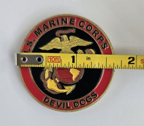 US Marine Corps Semper FI Devil Dogs Challenge Coin 1.5 inch - Picture 4 of 6