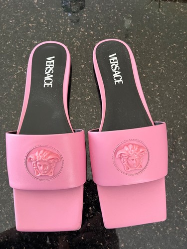vesace leather slide ons