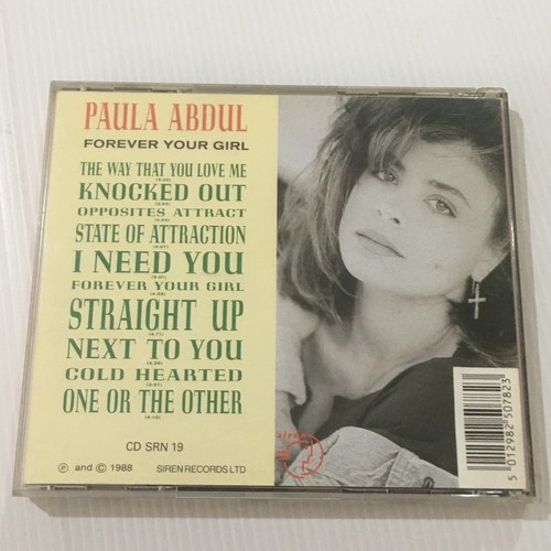 Paula Abdul Forever Your Girl CD Electronic Funk Soul Pop Disco Vocal - Picture 3 of 6