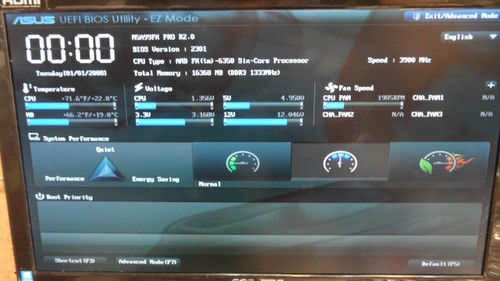 ASUS M5A99FX Motherboard With XX-6350 6 Core CPU and 16 Gb Ram AM3+ I/O - Picture 3 of 14