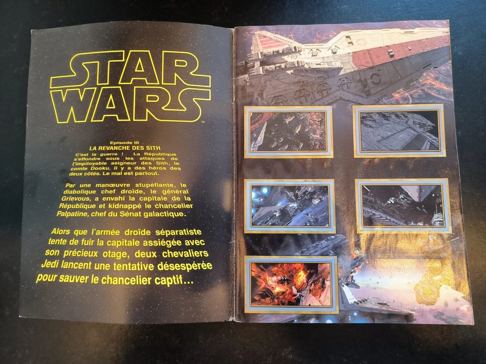 Rare Album Merlin Topps Panini La Revanche Des Sith Complet Avec Poster - Photo 4/4