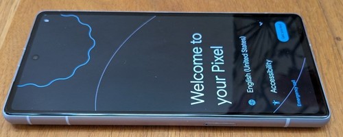 Google Pixel 7a 128GB Ocean Sea Blue Phone - Excellent condition - Original Box - Zdjęcie 4 z 7