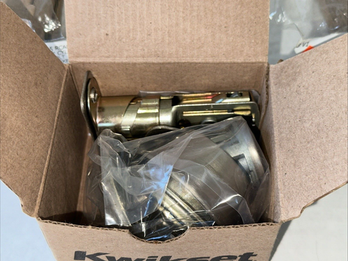 3 Kwikset Satin Nickel Einzylinder Riegelschlösser 96600-712 gleichschließend - Bild 5 von 10