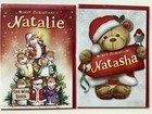 Natalie Christmas Card - Natasha Christmas Card / Little girl/ Goddaughter
