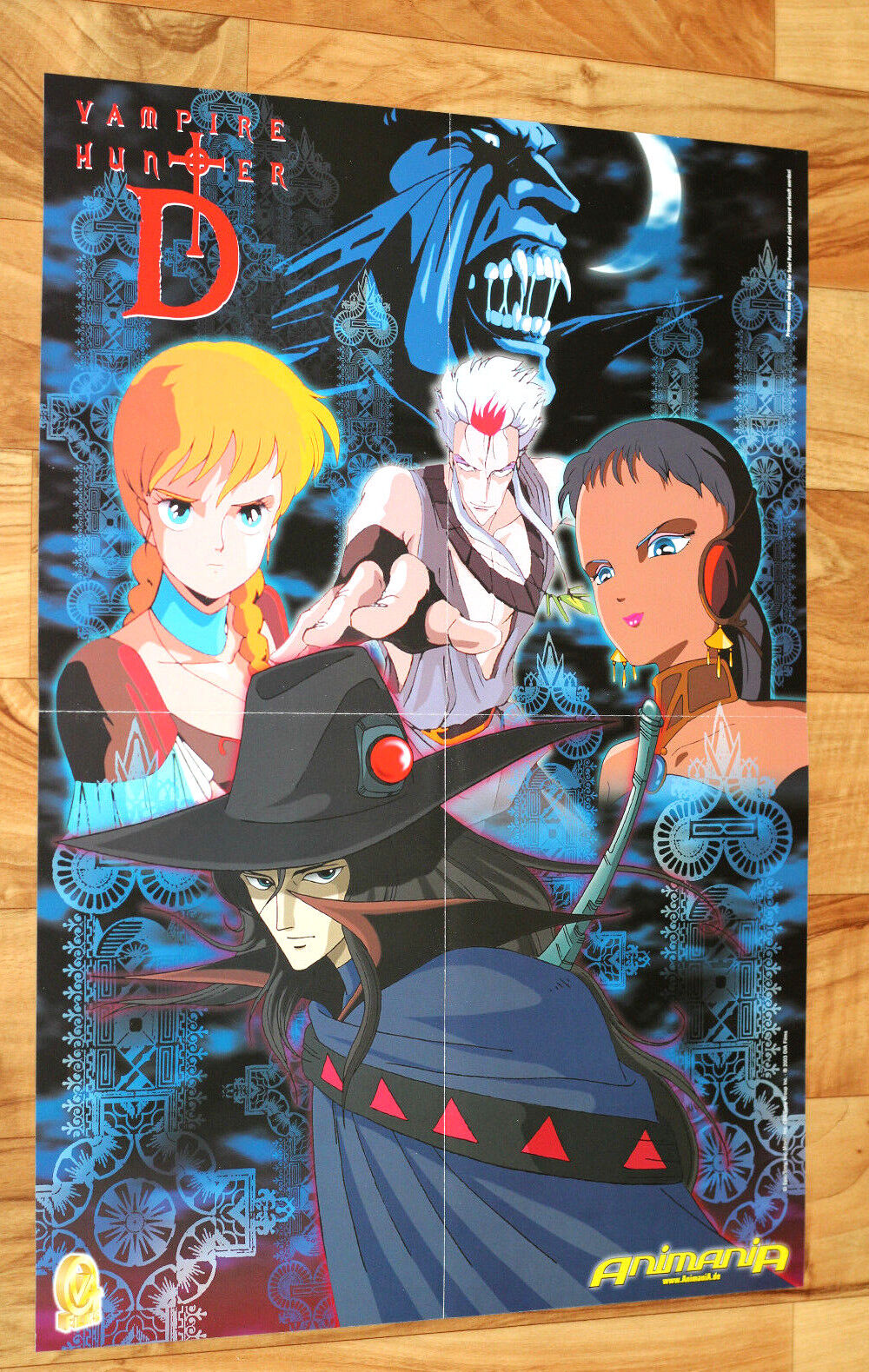 Vampire Hunter D Bloodlust Manga Anime Very Rare Promo Poster 56x40cm.