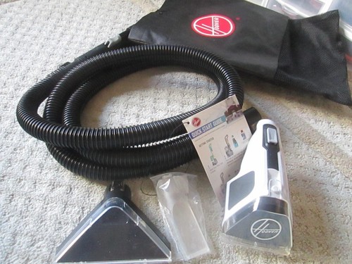 NWOT Hoover Power Scrub Hose / Attachments Set Pet Brush Cleaner + Storage Bag