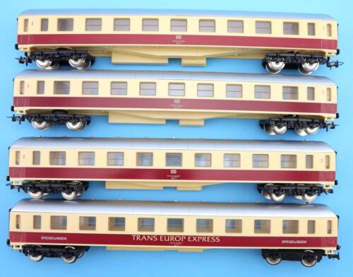 MEHANO train line Personenzug TEE DB Startset mit Diesellok BR 218 Spur H0 - Bild 6 von 10