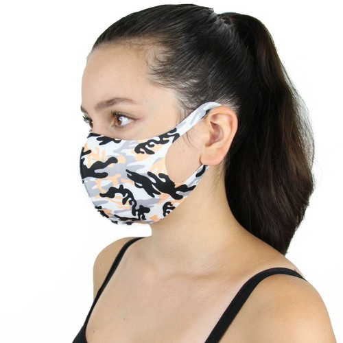 FACE MASK SCARF BANDANA BREATHABLE WASHABLE CHIFFON NECK GAITER BALACLAVA SNOOD  - Picture 128 of 298