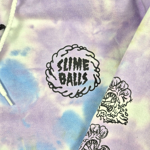 Santa Cruz M Slime Balls Hoodie Tie Dye Mono Splat BNWT - Picture 5 of 11