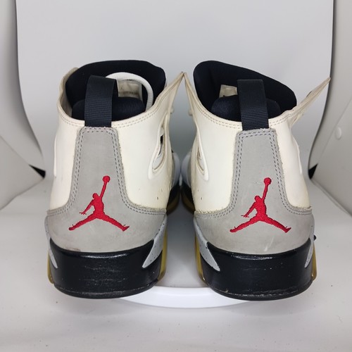 Nike Jordan Flightclub 91 White Red Black Shoes Sneakers 555475-121 Mens Size 9 - Picture 4 of 6