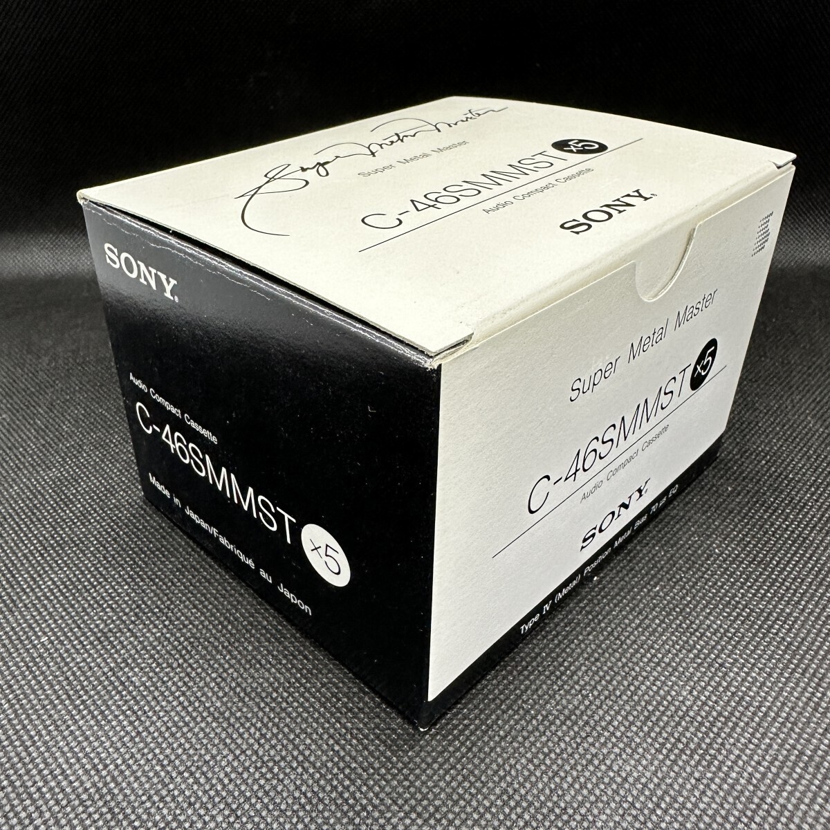 SONY Super Metal Master 46 C-46SMMST Cassette Tape Metal Type Set