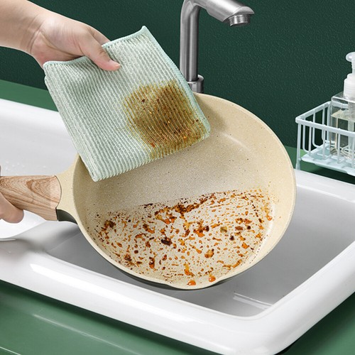 Bath Wash Cloths Dish Scrubber Bathroom Towels Kitchen Cleaning - Picture 10 of 12