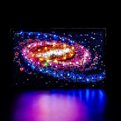 Light Kit for Lego Art The Milky Way Galaxy, Lighting Set for Lego 31212 The Mil