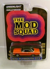 1970 '70 PLYMOUTH GTX RED THE MOD SQUAD HOLLYWOOD R29 GREENLIGHT DIECAST 2020